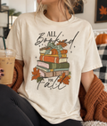 All Booked for Fall Book Lover Graphic Tee
